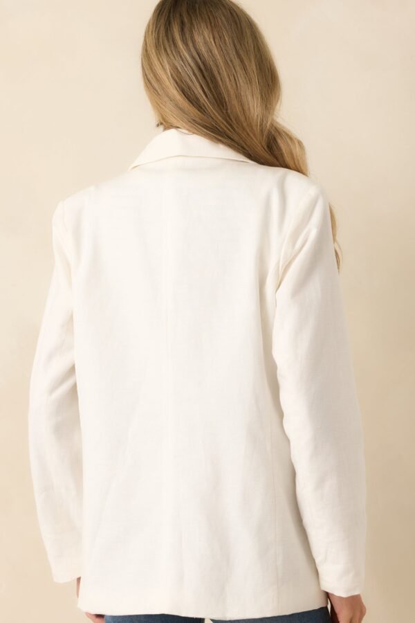 Brunch At Noon Ivory Blazer