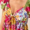 Be Alright Pink Floral Flutter Sleeve Mini Dress