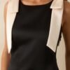 Call It What You Want Black Satin Sleeveless Mini Dress