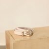 Bringing It Back Ivory Faux Leather Belt