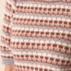 Be There For You Grey Stripe Short Sleeve Sweater
