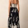 Bohemian Life Black Floral Maxi Dress