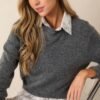 Behind The Scenes Charcoal Grey Sweater