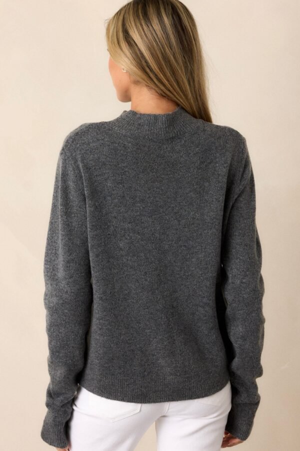 Behind The Scenes Charcoal Grey Sweater