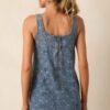 Caught Up Medium Wash Denim Mini Shift Dress