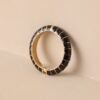 Better Miss Me Black & Gold Hinged Bracelet