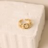 Can't Stop This Gold Chain Link Ring