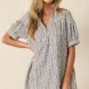 Bitter Sweet Symphony Navy Stripe Mini Dress