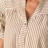 Bitter Sweet Symphony Brown Stripe Mini Dress