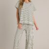 Blissful Horizon Black Stripe Top