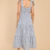 At The Orchard Navy Stripe Maxi Dress