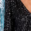 Be Serious Black Sequin Bodysuit