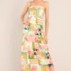Beach Bonanza Tropical Multi Print Maxi Dress