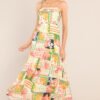 Beach Bonanza Tropical Multi Print Maxi Dress