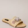 Beachside Perfection Gold & Multicolor Rhinestone Sandals