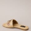 Beachside Perfection Gold & Multicolor Rhinestone Sandals