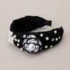 Beauty In Everyday Black Tweed Headband