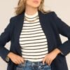 Before Dawn Navy Blue Blazer