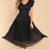 Beyond Iconic Black Midi Dress