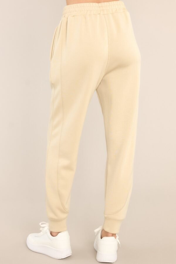 Blow Off Steam Beige Joggers