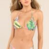 Book A Trip Coral Bikini Top