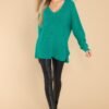 Breath Of Freshness Forest Green Sweater