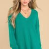 Breath Of Freshness Forest Green Sweater