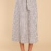 Breeze On By Beige Stripe Maxi Skirt