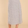 Breeze On By Beige Stripe Maxi Skirt