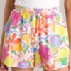 Breezy Blossom Ivory Multi Floral Shorts