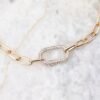 Brilliant Sparkles Gold Chain Necklace
