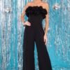 By Any Means Black Jumpsuit