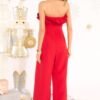 By Any Means Red Jumpsuit