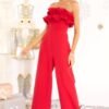 By Any Means Red Jumpsuit