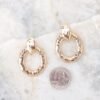 Call It A Hunch Gold Earrings