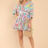 Carry Merry Tunes Pink Multi Stripe Dress