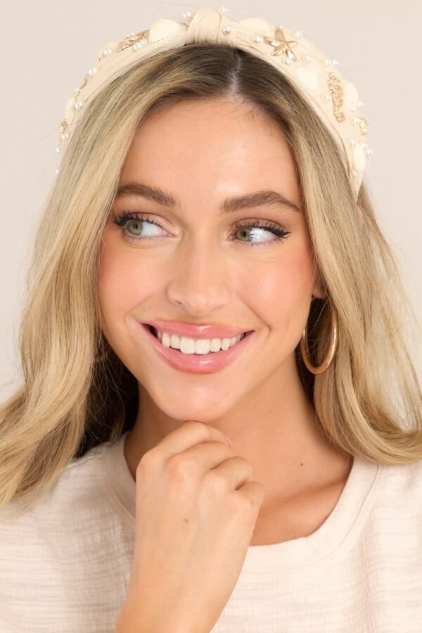 Castles In The Sand Beige Headband