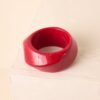 Came Back Better Red Marble Twisted Bangle Bracelet