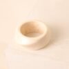 Came Back Better Ivory Marble Twisted Bangle Bracelet
