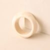 Came Back Better Ivory Marble Twisted Bangle Bracelet