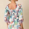 Away From The Noise Ivory Multi Patchwork Print Mini Dress
