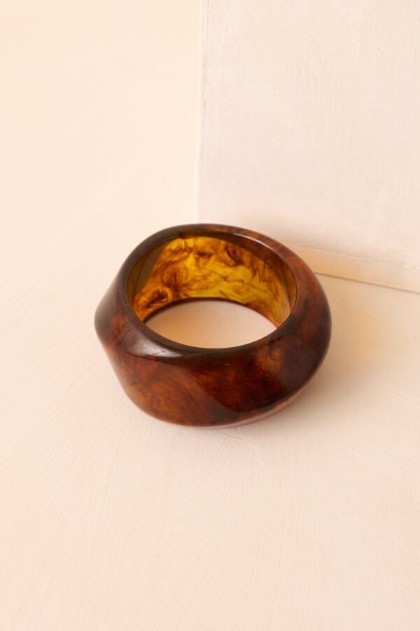 Came Back Better Brown Tortoise Shell Bangle Bracelet