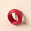 Came Back Better Red Marble Twisted Bangle Bracelet